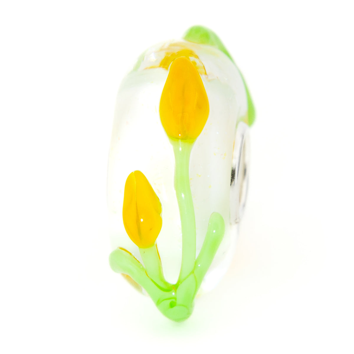 Yellow Tulips Snow Sparkle