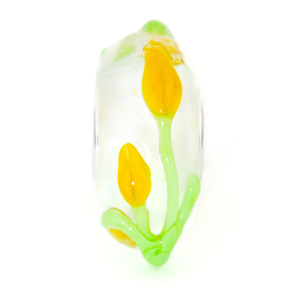 Yellow Tulips Snow Sparkle